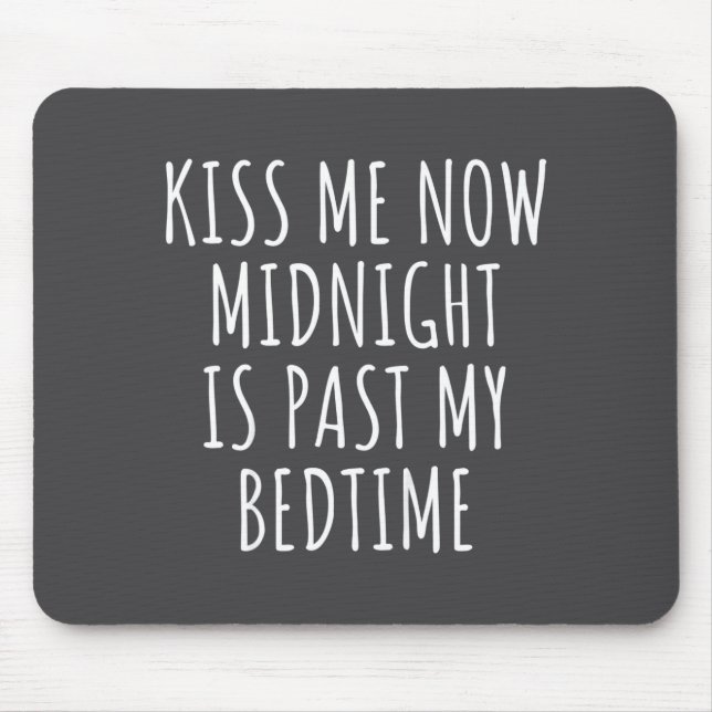 Kids Kiss Me Now Funny Boys Girls Kid Toddler New  Mouse Mat (Front)