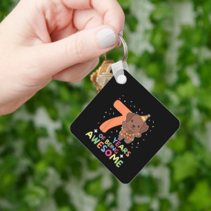 Kids Labrador 7th Birthday Kids Seven Year Old Lab Key Ring