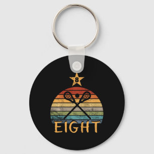 Kids Lacrosse Birthday 8 Year Old Lacrosse 8th Bir Key Ring