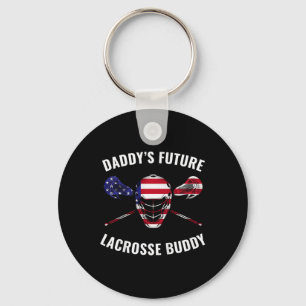 Kids Lacrosse Kids Boys Daddy's Future Lacrosse Bu Key Ring