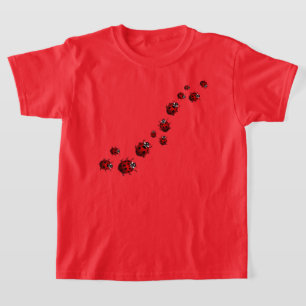 Kid's Ladybug Art T-shirts Ladybug Ladybird Shirts