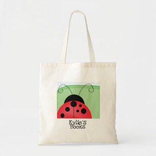 Kids Ladybug Insect Library Book  Tote Bag