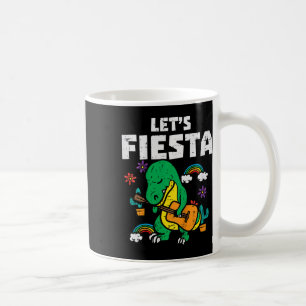 Kids Lets Fiesta Dino Trex Cute Toddler Boys Cinco Coffee Mug