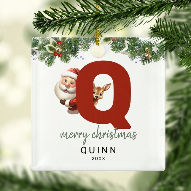 Kids Letter Q Monogram Christmas Tree  Metal Tree Decoration (Creator Uploaded)