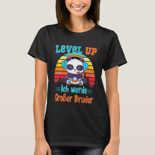 Kids Level Up Big Brother Family Baby Brother T-Shirt
