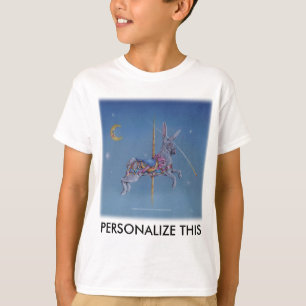 Kids light tees - Cosmic Rabbit Carousel