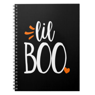 Kids lil boo little cute halloween ghost party notebook