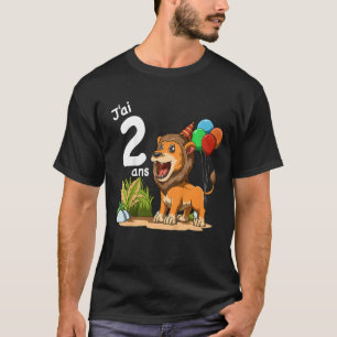 Kids Lion 2nd Birthday T-Shirt