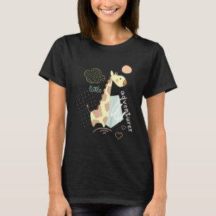Kids Little Adventurer Giraffe Graphic T-Shirt