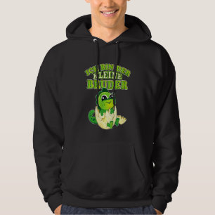 Kids Little Brother  Baby Dinosaur Son Birth Boy D Hoodie