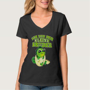 Kids Little Brother Baby Dinosaur Son Birth Boy D T-Shirt
