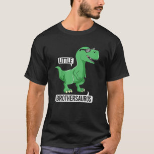 Kids Little Brothersaurus Rex Toddler Boy Dinosaur T-Shirt