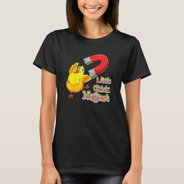 Kids Little Chick Magnet Boys Kids Toddlers Easter T-Shirt (Front)