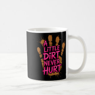 Kids Little Dirt Hurt Mud Run Mudder Trail Runner Coffee Mug