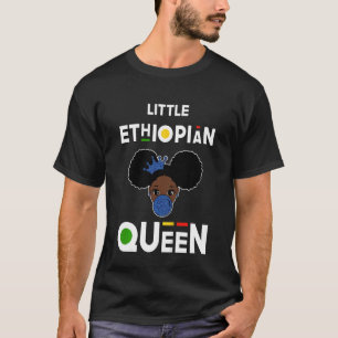 Kids Little Ethiopian Queen  Girls Chewing Gum Eth T-Shirt