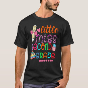 Kids Little Miss First 2nd Grade Back To School Gi T-Shirt