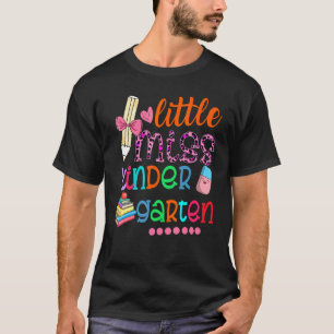 Kids Little Miss Kindergarten Back To School Girls T-Shirt