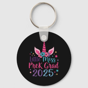 Kids Little Miss Pre-k Grad Preschool Girls Prek G Key Ring