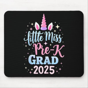 Kids Little Miss Pre-k Grad Preschool Girls Prek G Mouse Mat