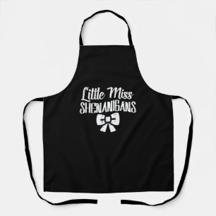 Kids Little Ms Shenanigans Cute St Patricks Day Ki Apron