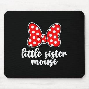 Kids Little Sister Mouse Bow Family Vacation -yout Mat