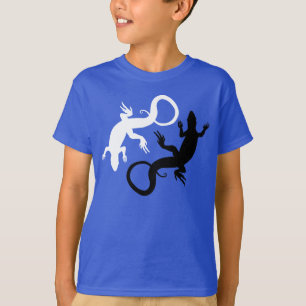 Kid's Lizard T-shirt Organic Cool Lizard Art Shirt