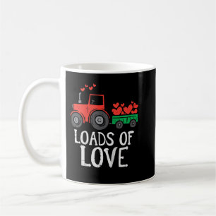 Kids Loads Of Love Tractor Cute Valentines Day Tru Coffee Mug
