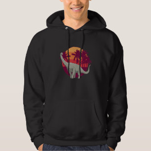 Kids long neck dino dinosaur brachiosaurs hoodie