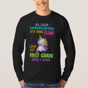 Kids Look Out 1st Grade Here I Come Unicorn T-Shirt
