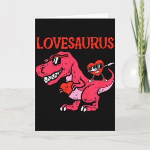 Kids Lovesaurus Dino Trex Dab Heart Toddler Boys V Card