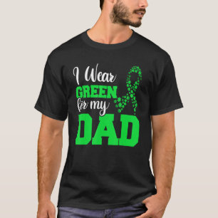 Kids Lymphoma Family Suppor  I Wear Green For My D T-Shirt