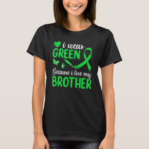 Kids Lymphoma Matching I Wear Green For My Brothe T-Shirt