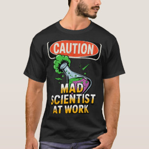 Kids Mad Scientist Chemistry Halloween Science T-Shirt