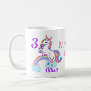 Kids Magical 3rd Birthday Unicorn Mug