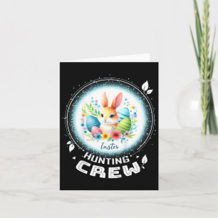 Kids Matching Family Easter Egg Hunting Crew Toddl Card