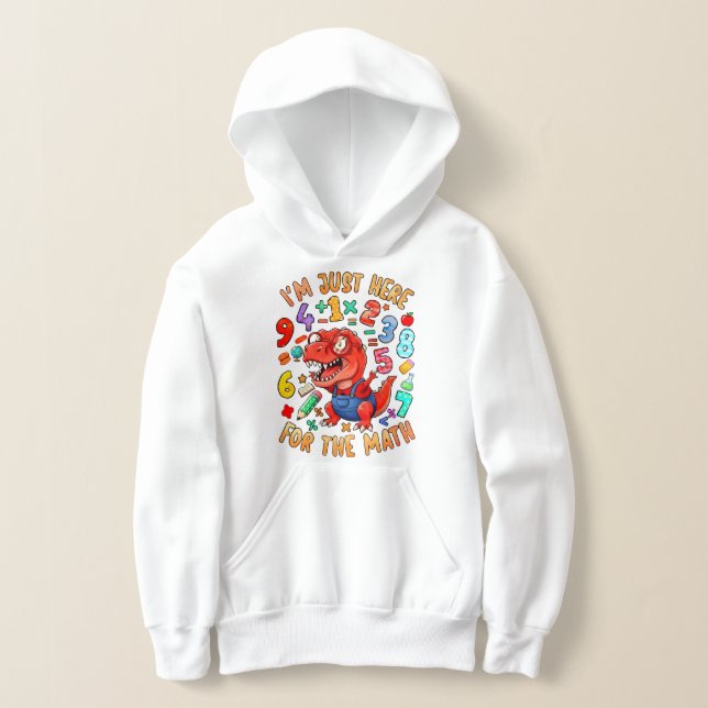 Kids Maths Hoodie | Fun Numbers UK (Laydown)