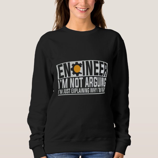 Kids  Mechanic Quote Engineer Cool Mechanical Sweatshirt (Front)