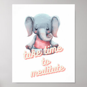 Kids Meditation Poster Art