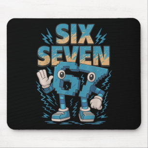 Kids Meme 67 Six Seven 6 7 Italian Brainrot Mouse Mat