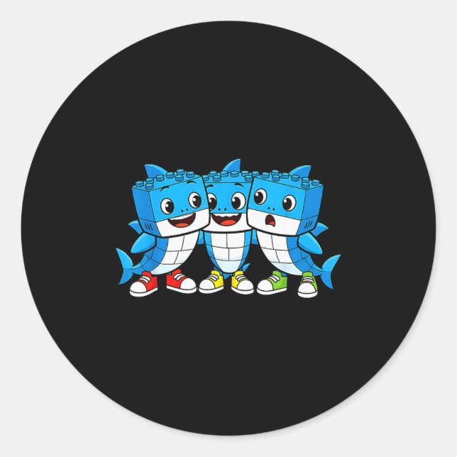 Kids Meme Funny Italian Brainrot Kids Boys Girl Me Classic Round Sticker (Front)