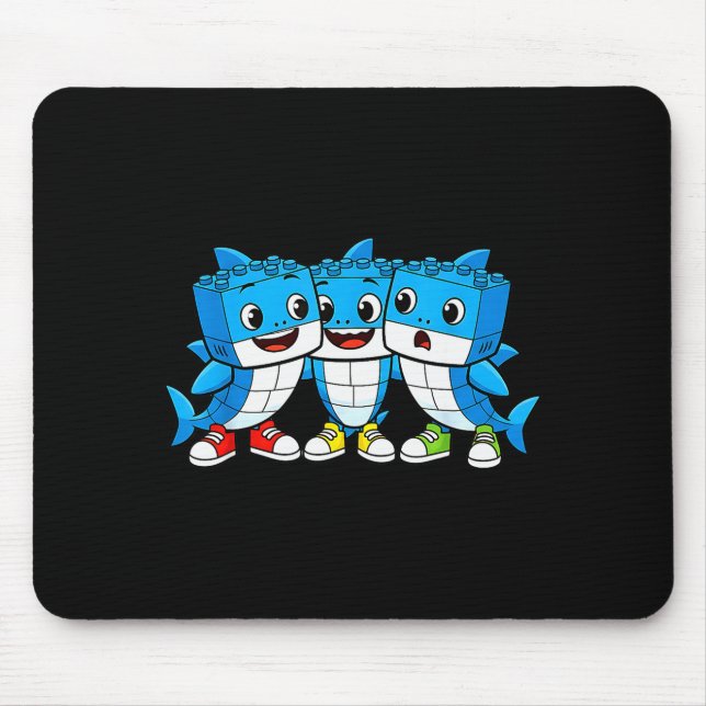 Kids Meme Funny Italian Brainrot Kids Boys Girl Me Mouse Mat (Front)