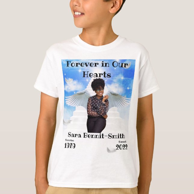 Kids Memorial Lost of a Loved One T-Shirt (Front)