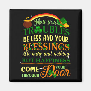 Kids Men Women Irish Blessing St Patricks Day Magnet
