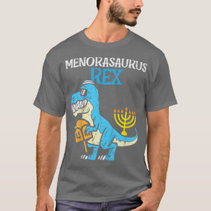 Kids Menorasaurus Re Jew Dino Tre Toddler Boys Han T-Shirt