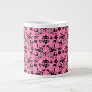 Kids Mermaid Pink Large Coffee Mug