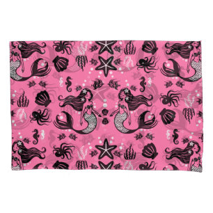Kids Mermaid Pink Pillowcase