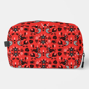 Kids Mermaid Red Pink Dopp Kit