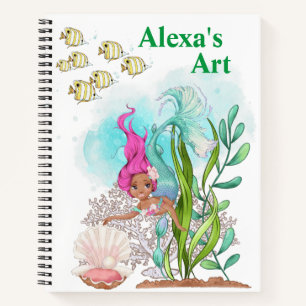 Kids Mermaid Sketch Notebook