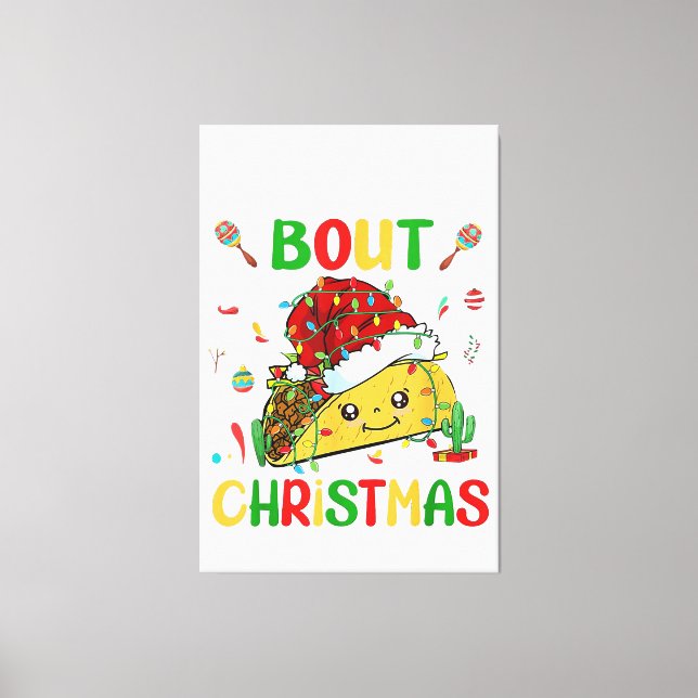 Kids Merry Christmas Monster Truck Toddler Boys Xm Canvas Print (Front)