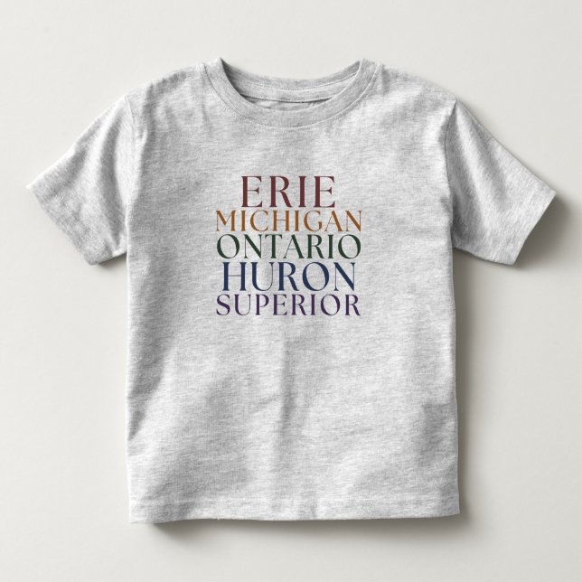 Kids Michigan Great Lakes State Tee (Front)